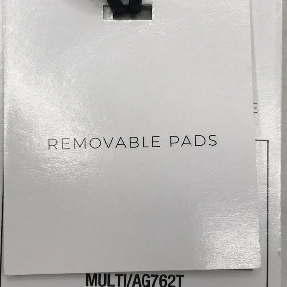 Shade And Shore Women's Sz. Medium 8-10 Tall Triangle Ring Detail Bikini Top New - Picture 5 of 14